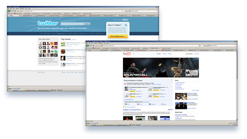 Redesign of You Tube and Twitter
