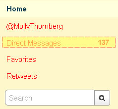 Deleting Direct Twitter Messages