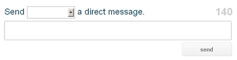 Sending Direct Twitter Messages