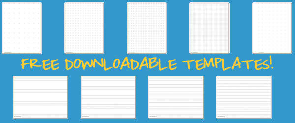 FREE downloadable print paper templates