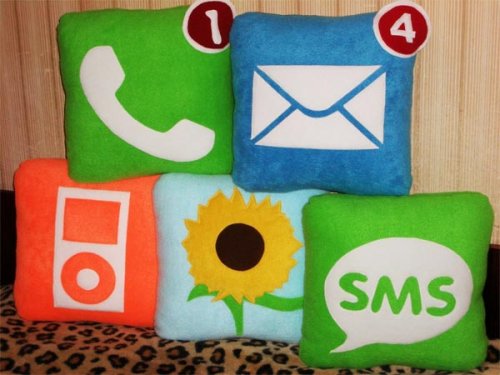 iphone icon pillows