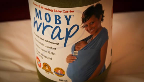 moby wrap great for baby wearing