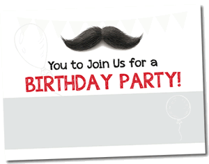moustache birthday printable invite example moustache birthday printable invite example