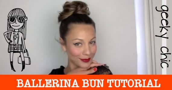 ballerina bun hair tutorial