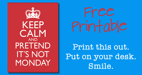 keep calm free printable