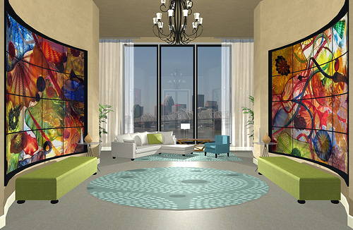 video wall for art