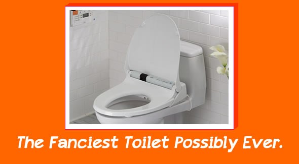 fancy toilet toto
