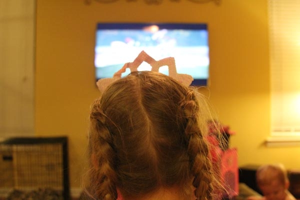 watching barbie the princess and the popstar