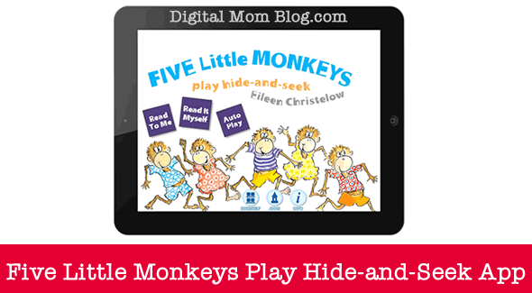 Daily App – Five Little Monkeys Play Hide and Seek 