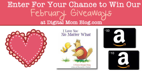 February Giveaway – Amazon Gift Cards and More!