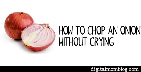 chop an onion without crying