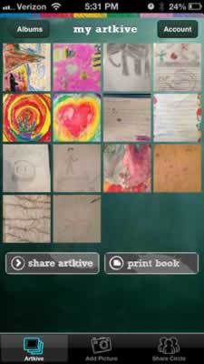 save your kids art digitally