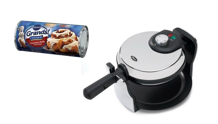 Make Cinnamon Rolls in a Waffle Maker - Brilliant Breakfast Hack