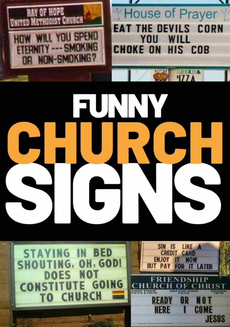 Funny Sayings For Church Signs