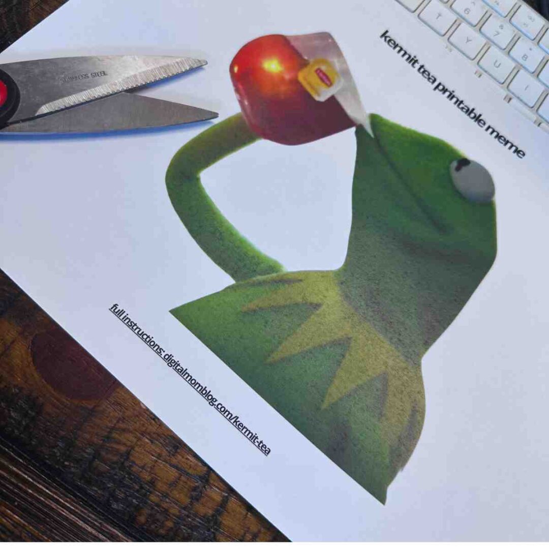 Free Printable Kermit Tea Meme Template: Sip And Share