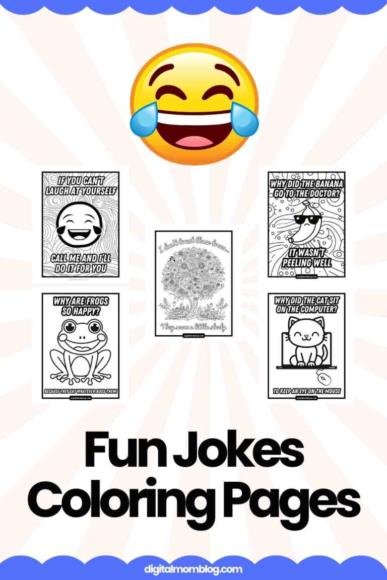 Bored? These Jokes Coloring Pages Will Instantly Lift Your Mood